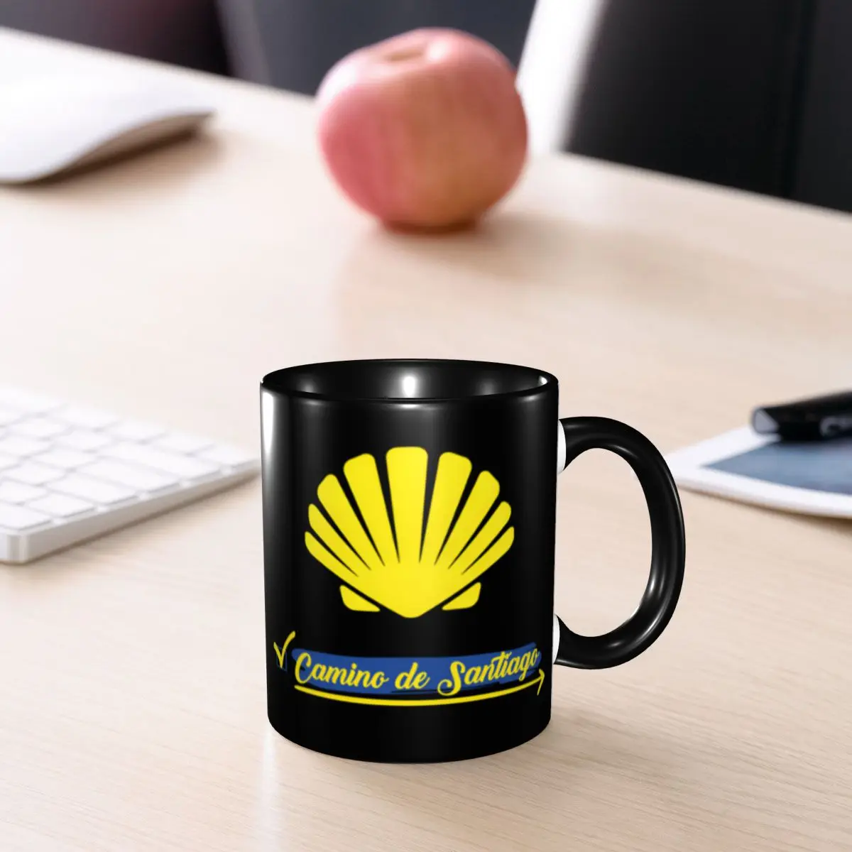 Buen Camino De Santiago Coffee Mug DIY Personalized Ceramic Milk Tea Mug Cup view 6