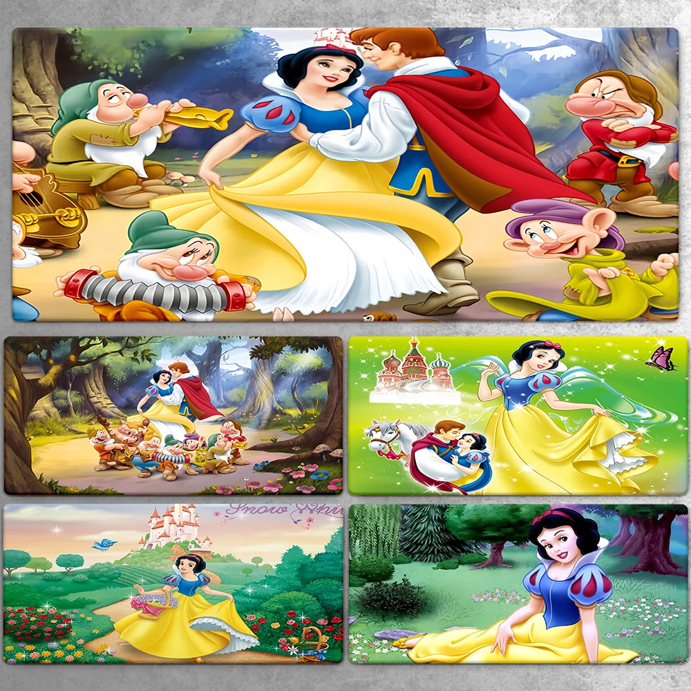 MINISO Snow White Large Mousepad XXL Pad Keyboard Gaming Accessories Mouse Mats Game Office Computer PC Gamer Laptop Desk Mat