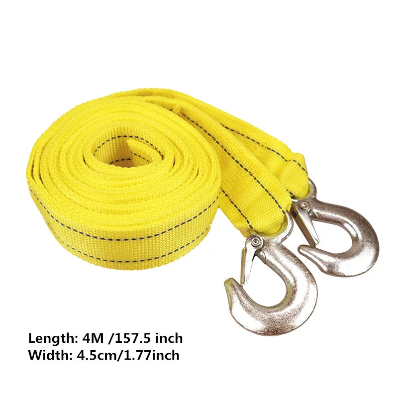 1 Stück 3M/4M Auto-Abschleppseil Schwerlast Zugseil 3 Tonnen/5 Tonnen mit Haken Anhängerseil Pannenhilfe Autozubehör Abschleppseil Auto Abschleppseil Schweres Zugseil Auto Seil mit Haken Abschleppseil mit Haken – Detail 13