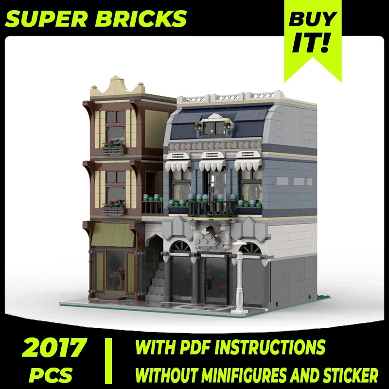 

City Street View Model Moc Building Bricks Outdoor Sports Shop Technology Modular Blocks Gifts Christmas Toys DIY Sets Assembly