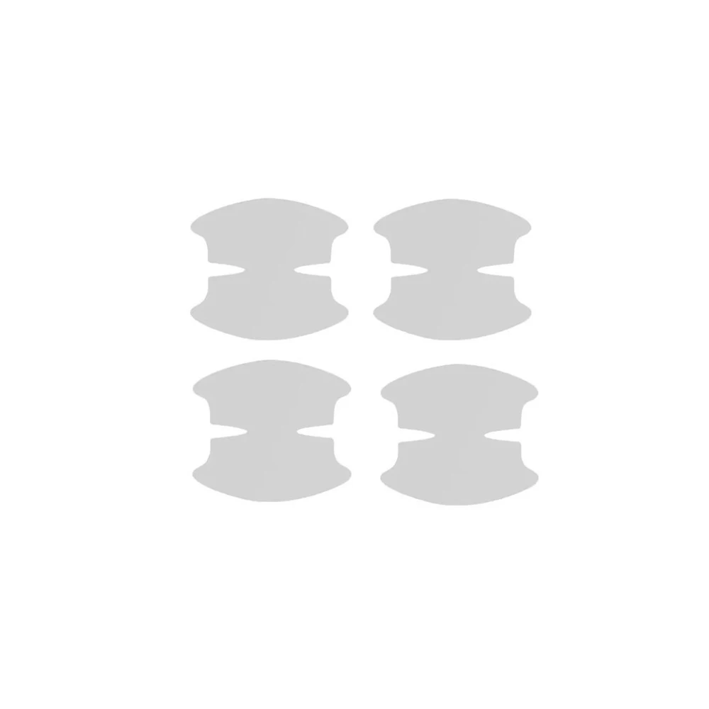 8Pcs Clear Car Door Bowl Anti-scratch Sticker: Door Handle Paint Protection Film – Car Accessories