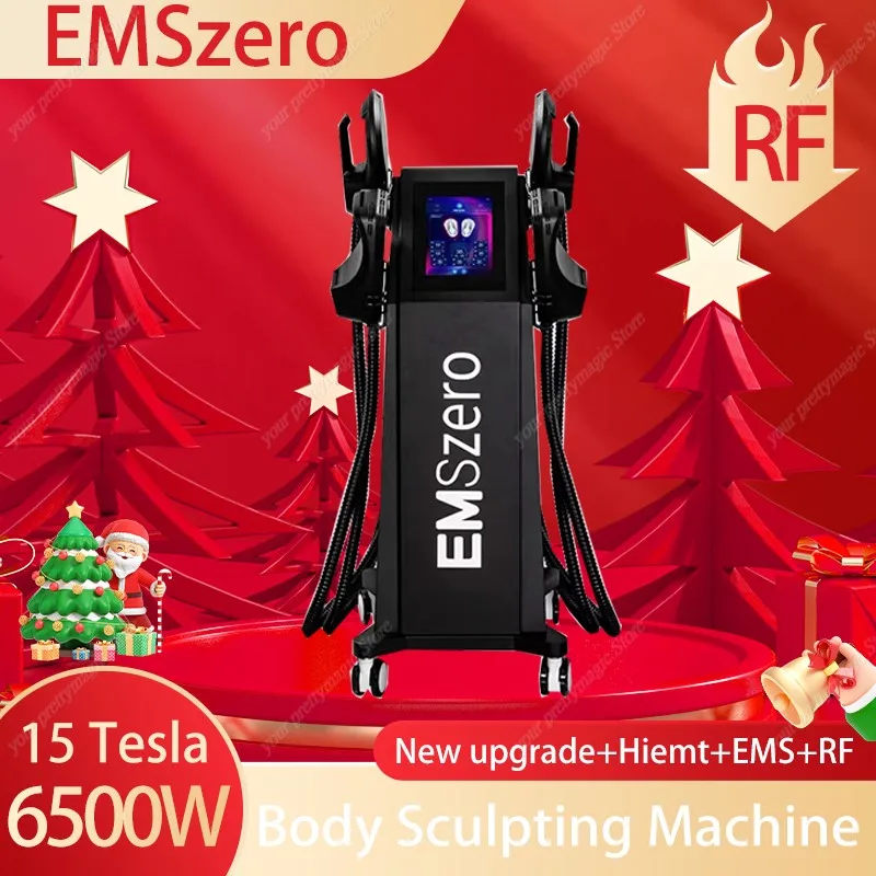 Professional Nova EMSzero Neo 6500W High Power 4 RF Handles Hi-emt Body Sculpt EMS Muscle Stimulate Best Selling Emszero Machine