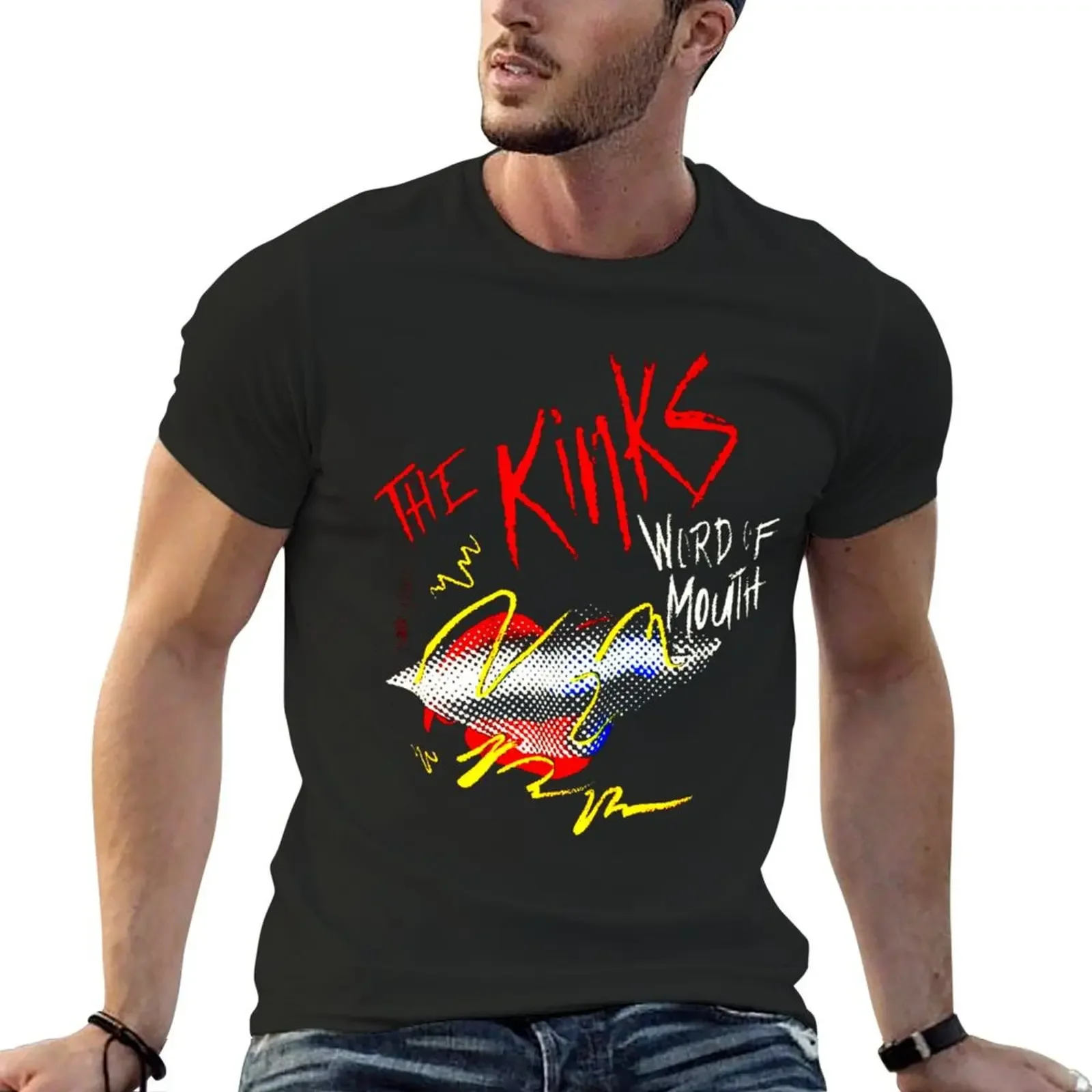 Rock The Kinks Band Main Members T-Shirt sports fans graphic t shirts kawaii clothes tops mens designer clothes