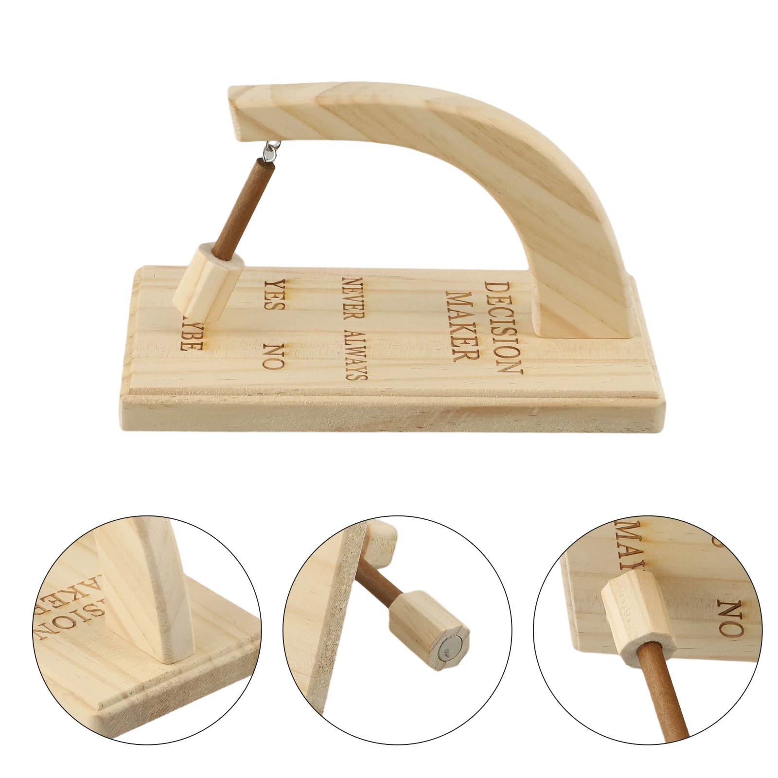 High Quality Decision Maker Crafts Pendant Carved Oak Creative Decoration Wooden Find Answer Make Quick Decisions
