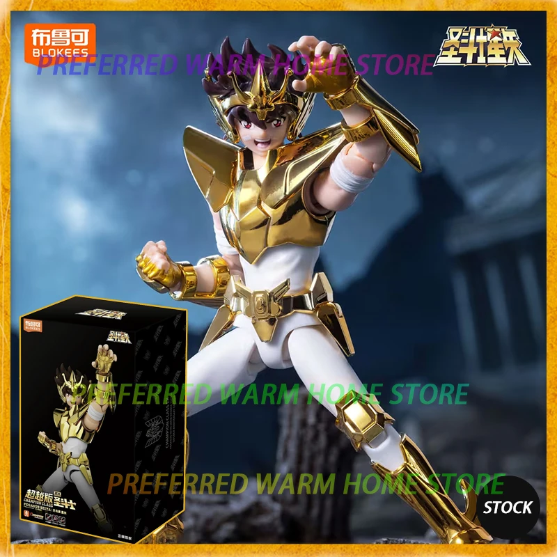 En stock: Figuras de acción Saint Seiya CLASSIC CLASS Gold Saint PEGASUS SEIYA EX Shiryu Death Mask Shura Gold, modelos ensamblados.