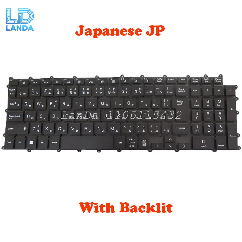 

Клавиатура JP с подсветкой для LG 17Z90P 17Z90P-G 17Z90P-K 17Z90P-N 17Z90P-G.AA55A3 56G G.AH75A2 76A2 G.AJ55A2 G.BH71P1 K.AA55A8