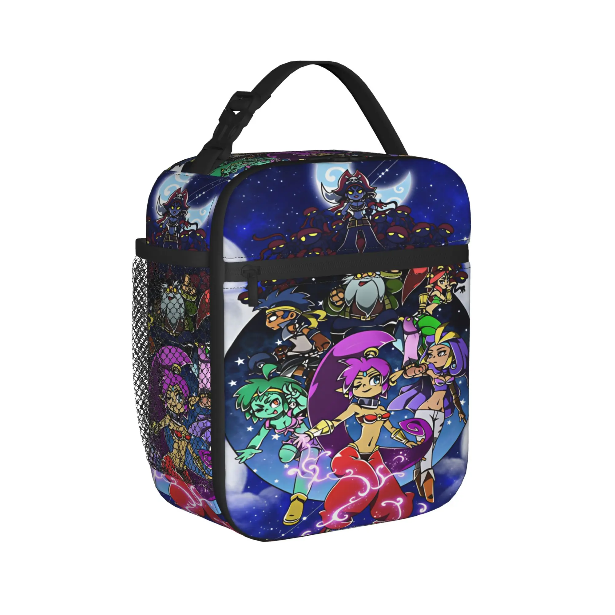 Shantae Half Genie Lunch Bag  Office Lunch Box For Girls Cute Print Thermal Tote Handbags Oxford Portable Cooler Bag