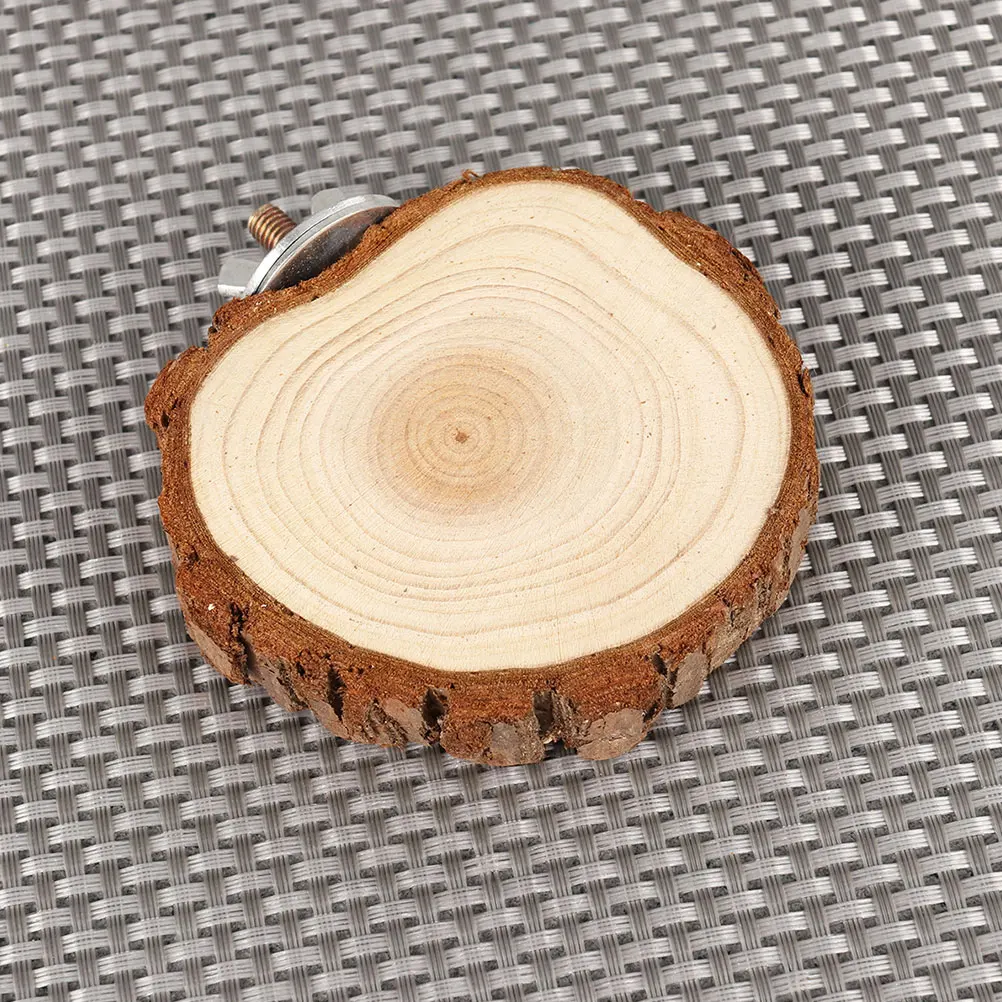 

2pcs Perch Bird Stand Wooden Pet Play For Parrot Hamster Guinea Pig Small Animals Cage Accessories Parrot Jumping Board Hamster