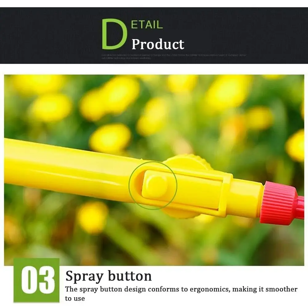Fashion High Pressure Air Pump Sprayer Adjustable Garden Spray Head Household Manual Drink Bottle Nozzle