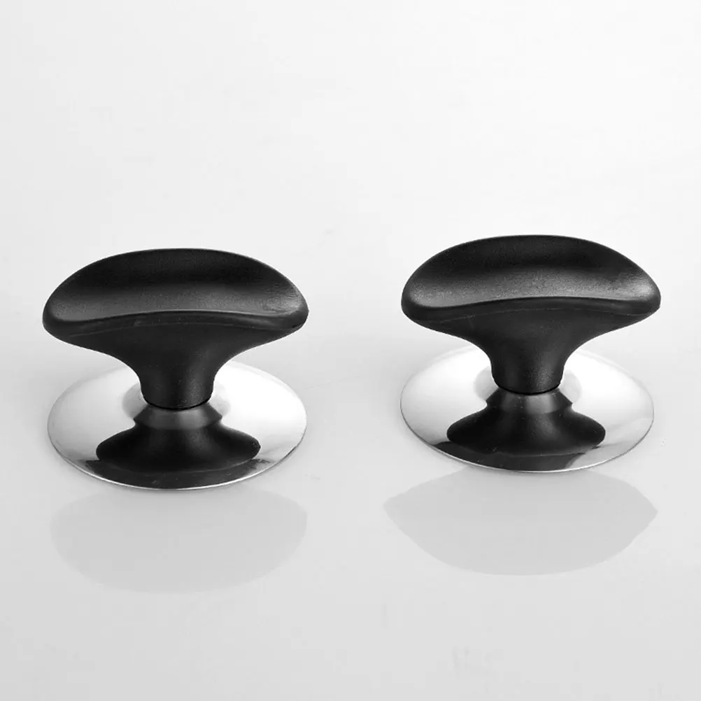 

6 Pcs Pot Lid Knobs Universal Stainless Steel Cookware Replacement Smooth Edge Lasting Kitchen for Pot