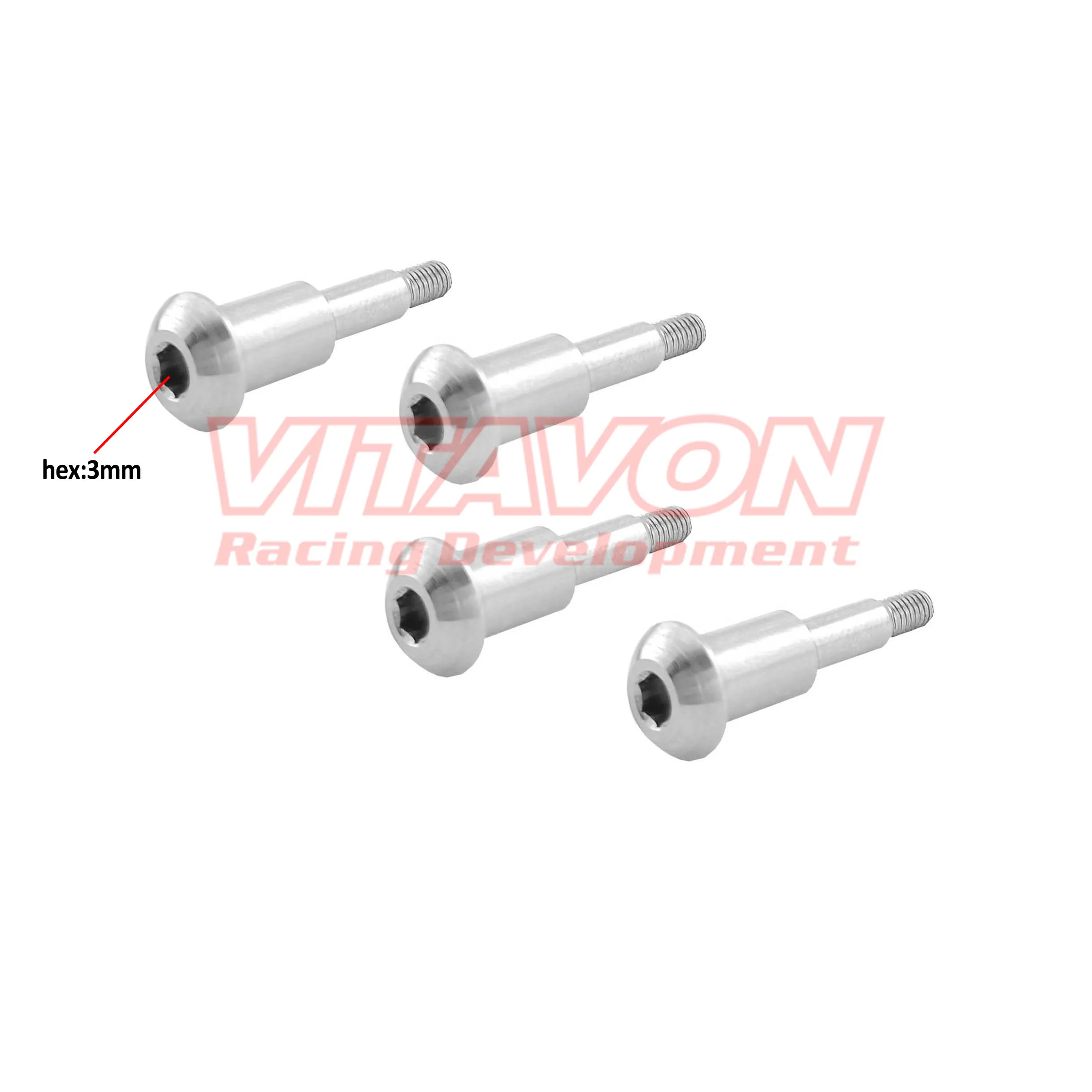 VITAVON 3mm Hex Screw For Brake system for LOSI 5B/5T ,Sell 4pcs as a set