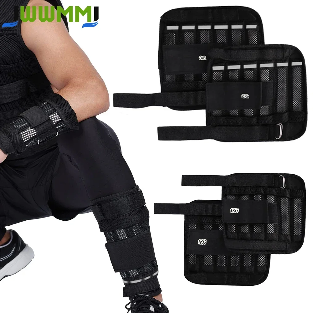 1Pair Adjustable Wrist Ankle Weights,Removable Arm & Leg Weight for Men & Women, Fitness, Strength Training, Running