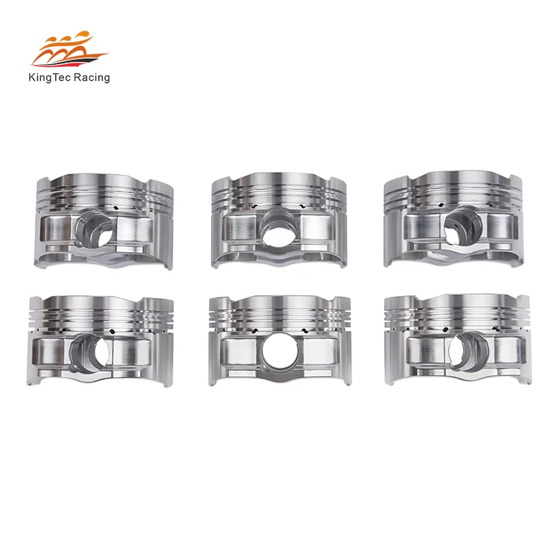 KTC Racing 84.5mm M54B30 Forged 4032 Aluminum Pistons for BMW M54B30 Turbo E46 330i