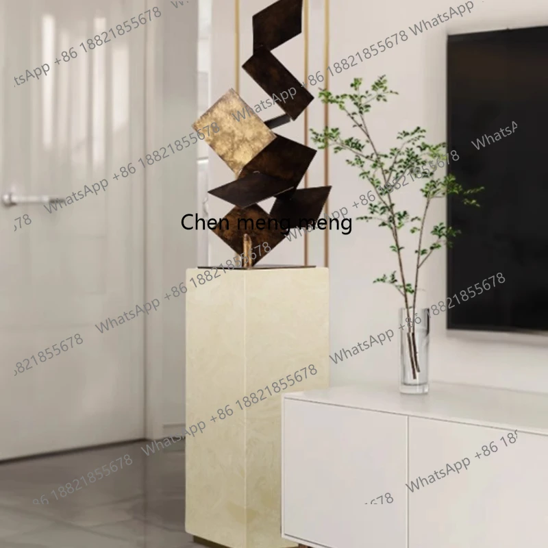 

Model room Entrance Crafts Metal Abstract Sculpture Sales Office Ornament Ornament