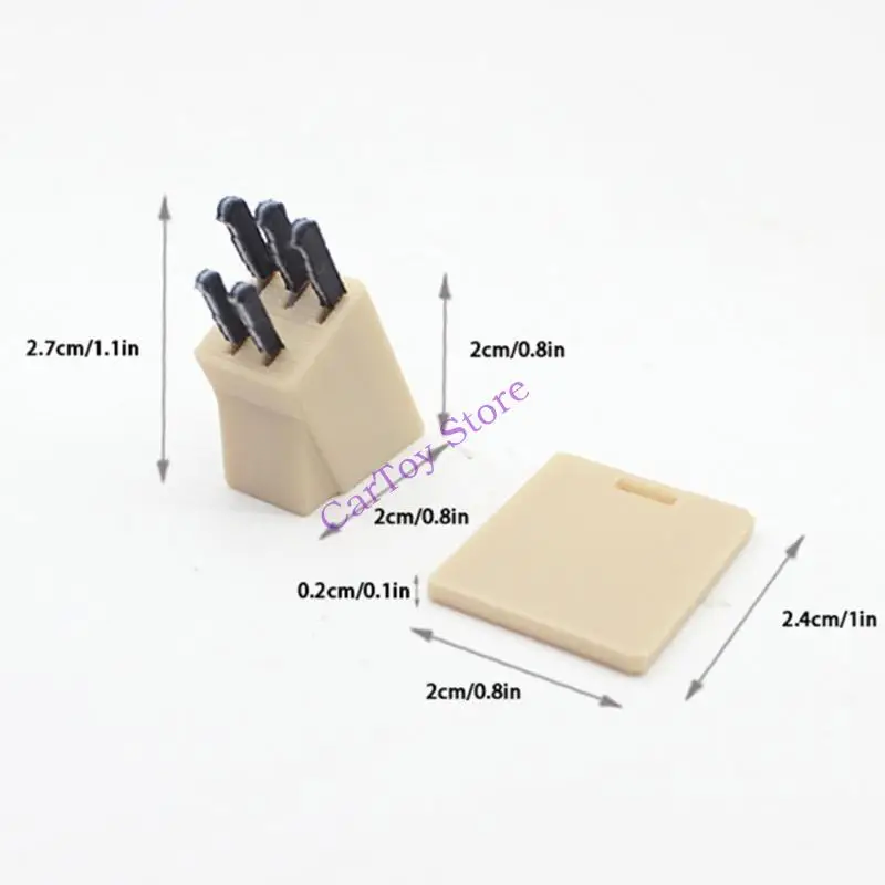 Ensemble d'outils cuisine pour maisons poupées, modèle à échelle 1/12 pour affichages miniatures créatifs, jeu