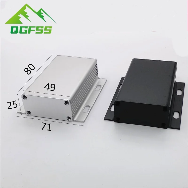 Aluminum Enclosure waterproof 80x25x49mm Case PCB DIY Instrument Electronic Project Protective Box Alloy Components Made PCB