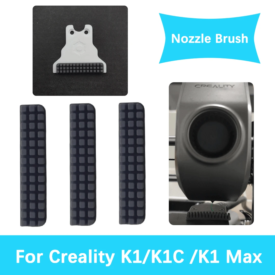 

Nozzle Wiper Silicone Brush For Creality K1 K1C K1 MAX 3D Printer Nozzle Cleaner Tool K1 Wipe 3D Printer Cleaning Accessories