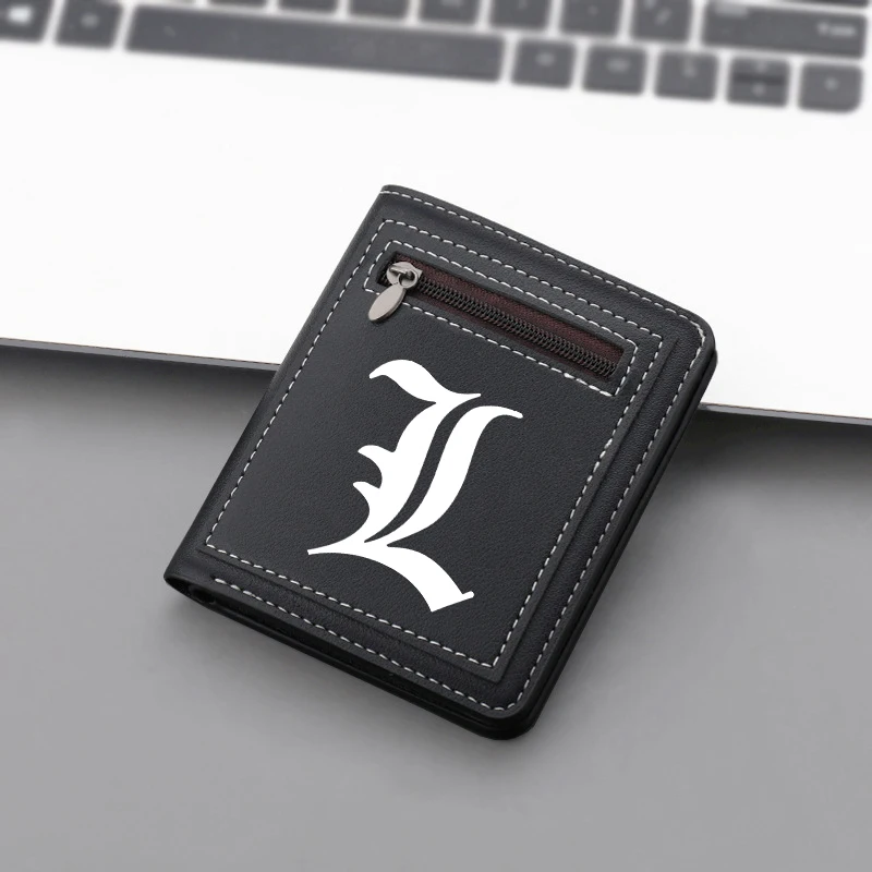 Japanese Anime Death Note MEN Short Wallets Coin Purse Bags for Men Female Wallet Lady Money Bag Wallets for Women Purse Wallets