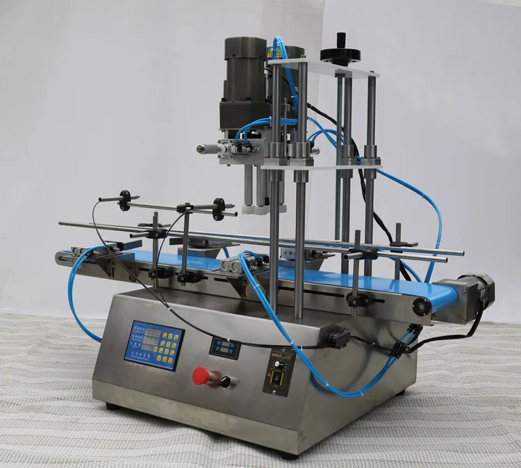 Picture 7: Automatic Powder Bottle Screw Capper Pneumatic Wood And Plastic Capping Machine For Food And Beverage Application