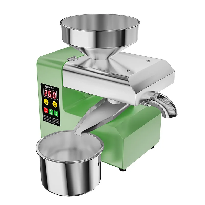 

R6S intelligent oil press, small household oil press, stainless steel commercial oil