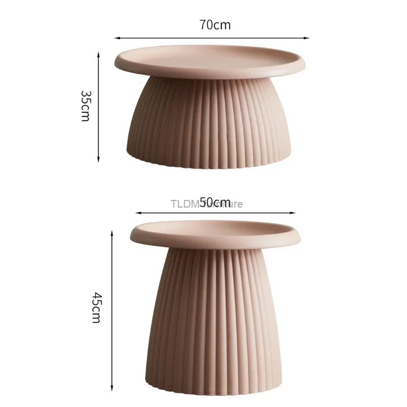 Round Tables Modern Minimalist Sofa Side Table Ins Personality Simple Table Home Living Room Balcony Outdoor Simple Coffee Table