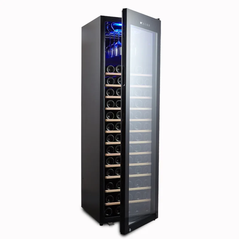 Compressor wine cabinet, air-cooled frost-free wine cabinet, large living room red wine ice bar