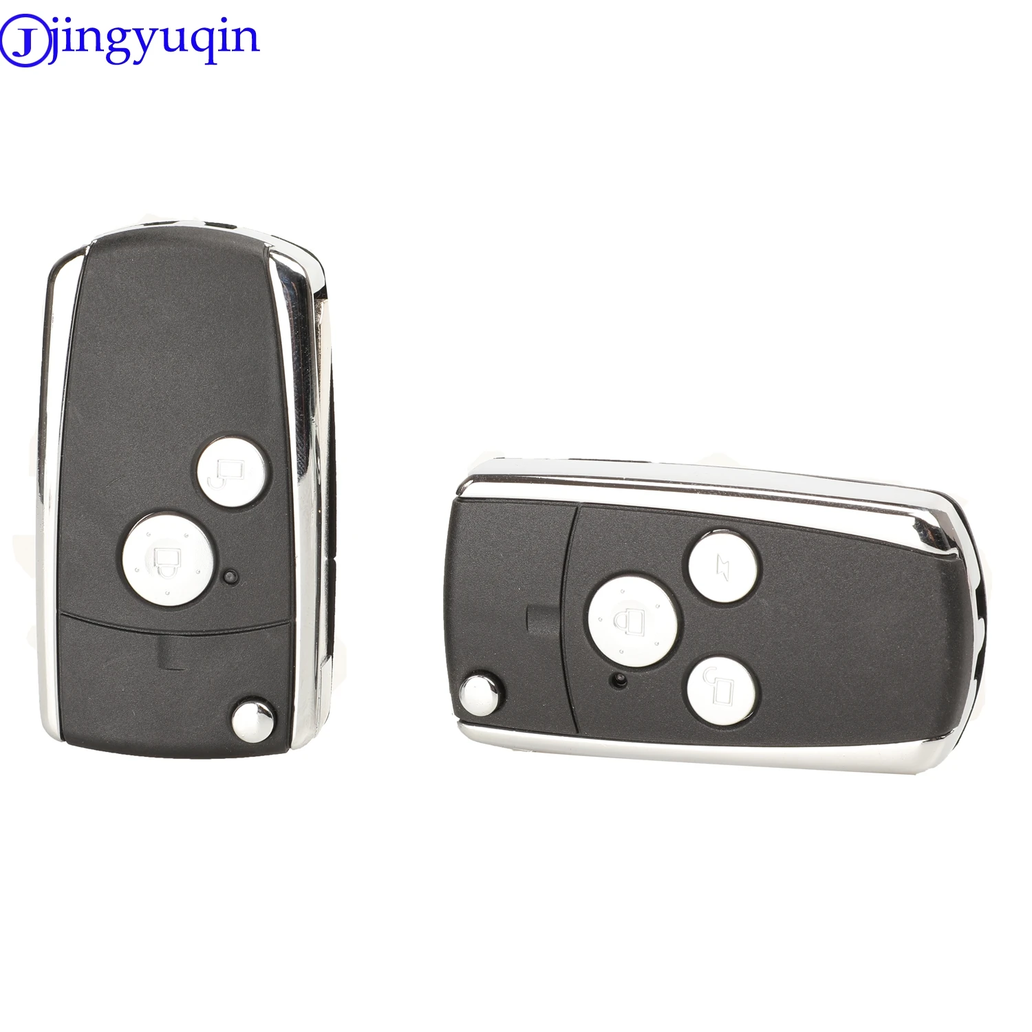 jingyuqin Modified 2/3 Buttons New Style Flip Folding Key Shell Case Keyless Fob Cover For HONDA ACCORD CRV CIVIC ODYSSEY Pilot