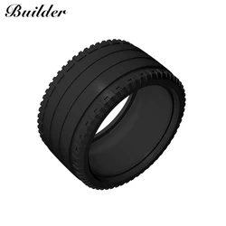 Little Builder 44771/15038 Wheel Tyre 68.8x36mm Technological Automobile Building Blocks Assembly MOC Compatible Toy Part 1pcs