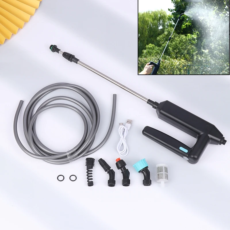 Electric Plant Garden Sprayer 7.4V Powerful Battery Powered Sprayer With Water Pipe Gardening Watering Tool Electric Sprayer