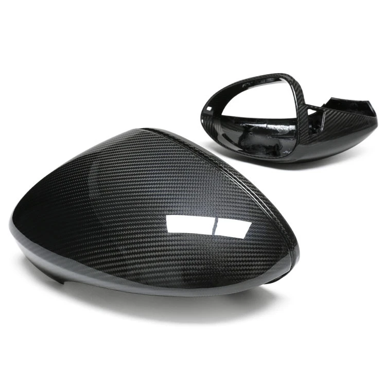 Specchietto retrovisore per auto in fibra di carbonio a secco di alta qualità Specchietto laterale per guida a destra per Porsche per Panamera 971 976