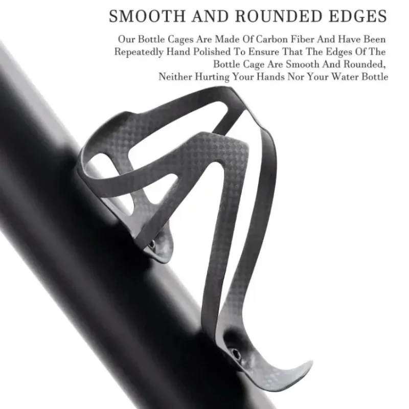 

3K Carbon Fiber Bicycle Water Bottle Cage MTB Road Bike Water Bottle Holder Bicycle Bottle Holder Cages Matte Black Weight