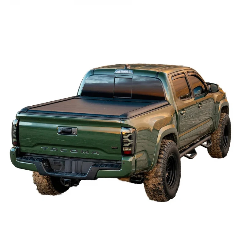 

Hard Tri Fold Aluminum 4x4 Pickup Truck Bed Cover Tonneau Cover