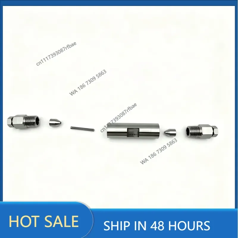 High pressure through stainless steel filter 420Mpa one-way filter, multiple filtration accuracy, two-stage filter element