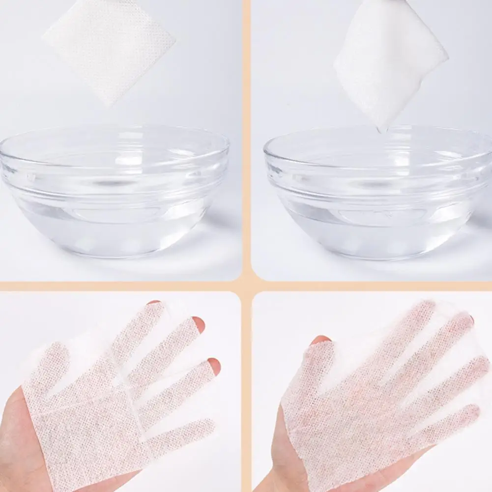 Additive-free Square Cotton Pads Lint-free Thin Makeup Remover Pads 100pcs Disposable Non-woven Cotton Pads for Nails for Makeup