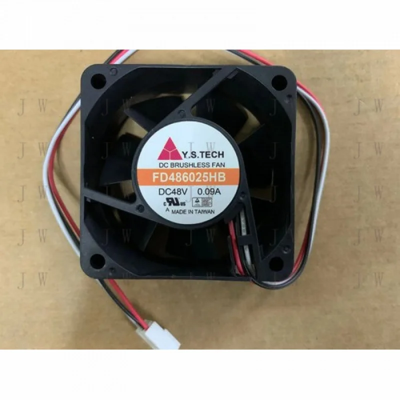 DDJ  for Y.S.TECH FD486025HB 6025 6CM 0.09A 48V cooling fan 3 wire 3pin