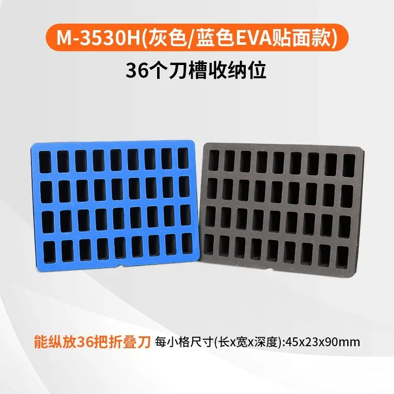 12 /15 Collection Box Edc Portable Folding Knife Storage Box 24slots /36slots
