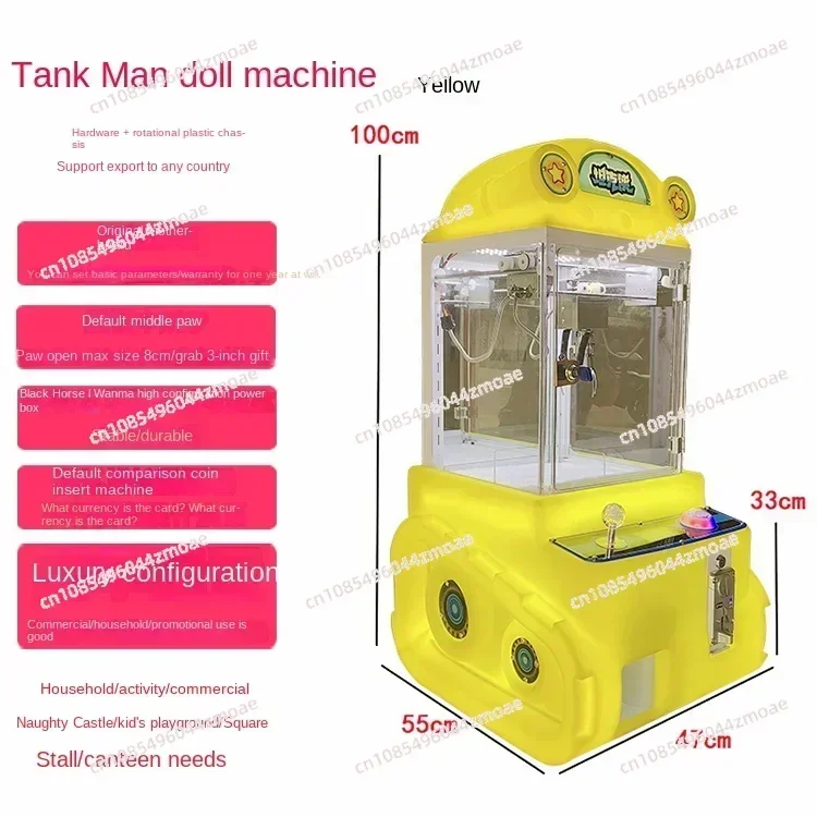 Boutique Crane Machine Grab Doll Machine Household Clip Candy Machine Clip Crane  Small Coin Mini Commercial