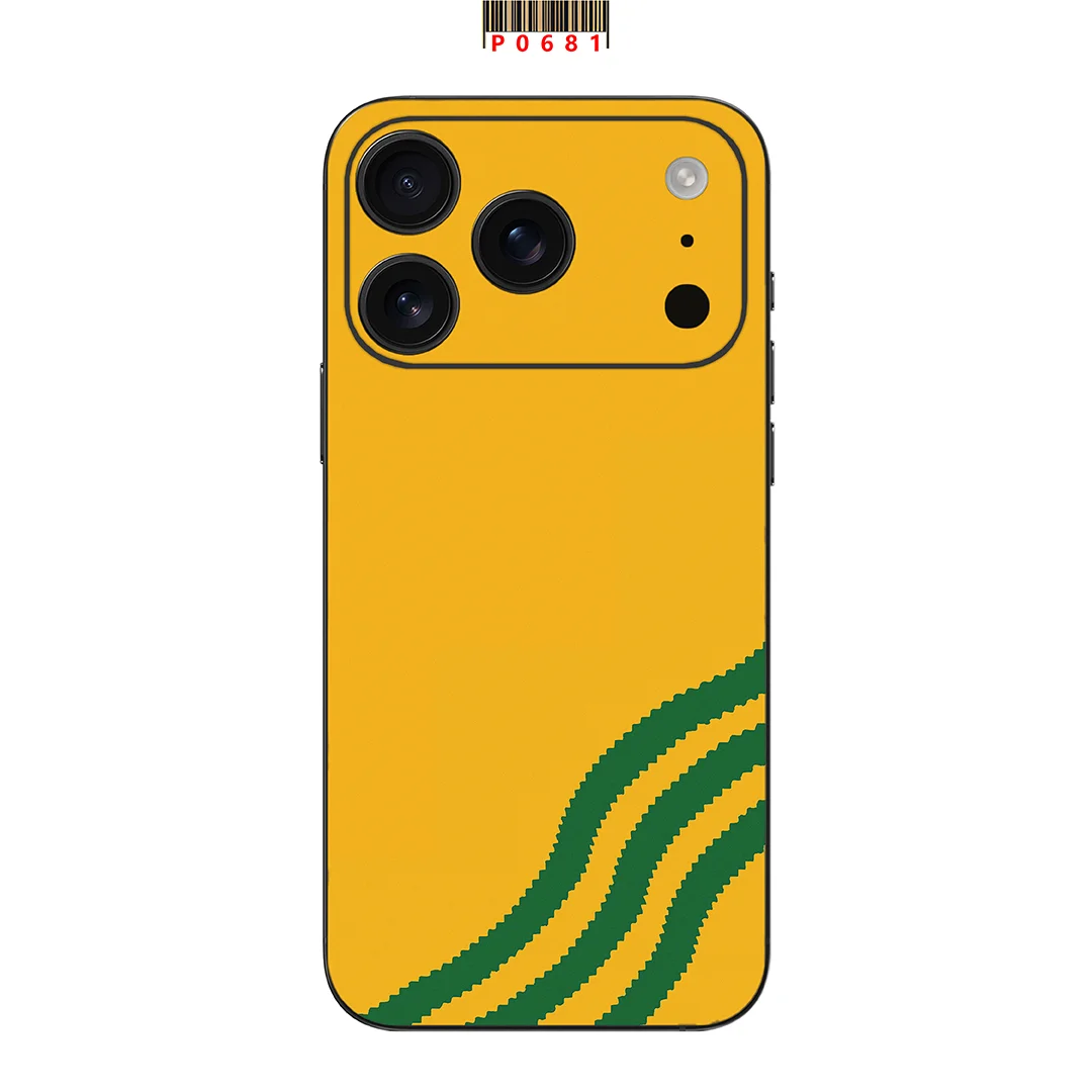 Para Apple iPhone17 Air 16 15 14 13 Pro Max cubierta trasera de cuerpo completo calcomanía piel 3D película protectora trasera de fibra de carbono