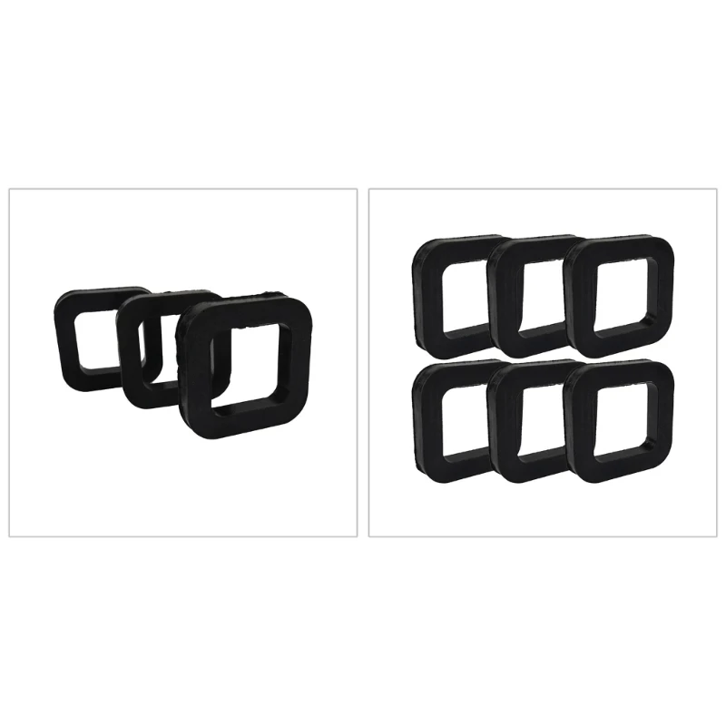 3Pcs/6Pcs Pads Hitch Receiver Pad for 2In Mounts Provide Cushion Reduce Rattle and Eliminate Noise Rubber Cushion