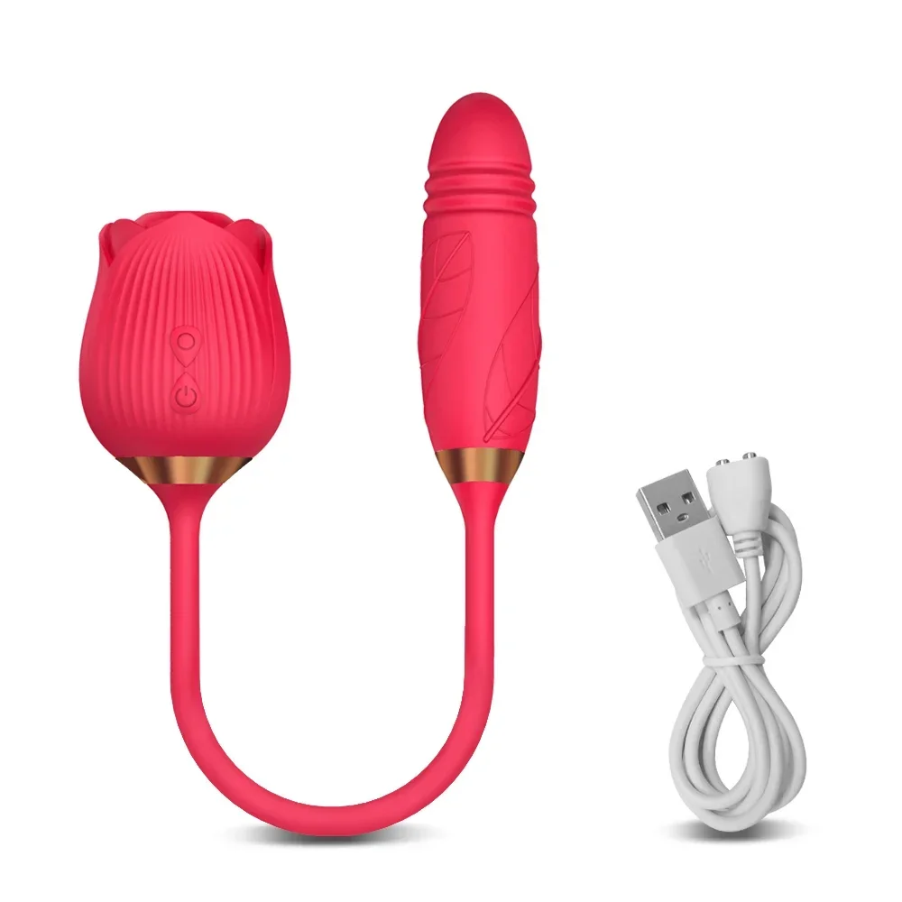 Rose Sex Toy For Women Sucking Vibrator G Spot Clitoris Stimulator Thrusting Vagina Nipple Sucker Vibrating Goods For Adults_voghion.com