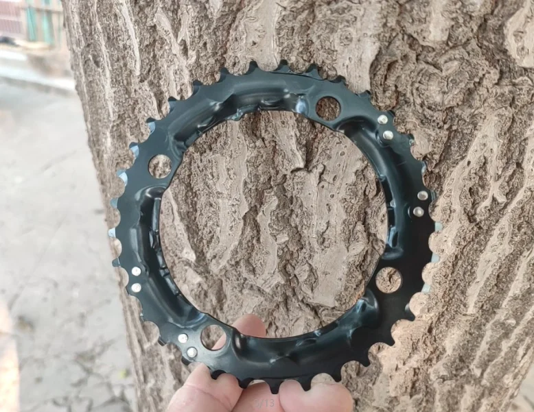 1 peça adequada para sram original x5 x7 pedaleira coroa de 10 velocidades, 44t 33t 22t peças de reparo de engrenagem 104bcd