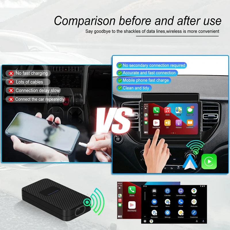 Wireless Carplay Adapter Carplay Dongle Magic AI Box For Wired Carplay Android Auto To Upgrade