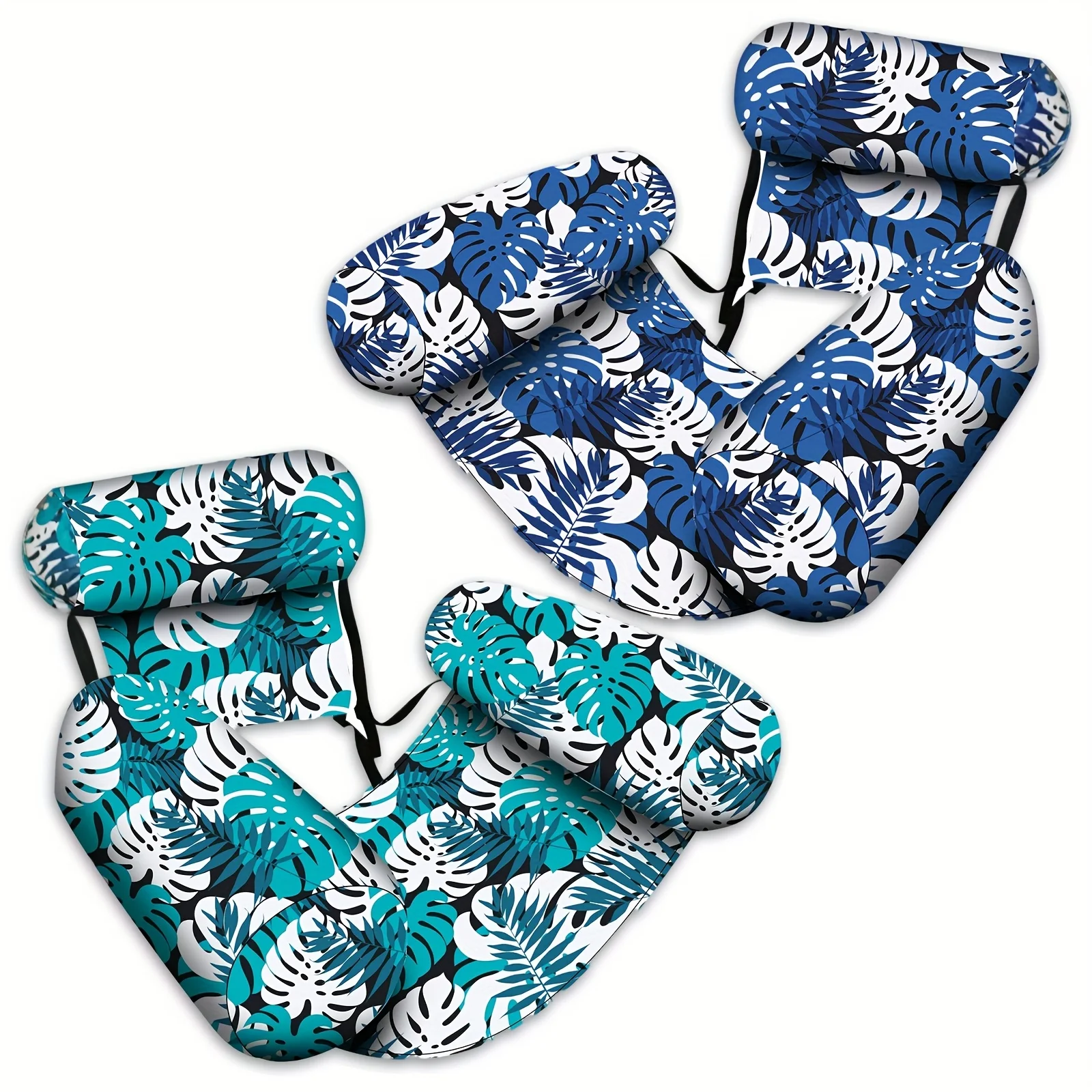 Inflatable Pool Lounger Chair,Adult Floating Water Hammock,PVC Durable Summer Beach Party Pool Accessory,Floating Chair for Pool