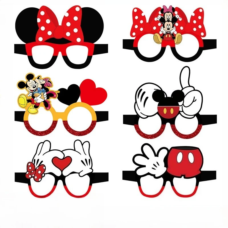 مجموعة ديزني فورزين إلسا ستيتش لتزيين أعياد الميلاد، لوازم حفلات من القش باللون الأزرق، نظارات ورقية، أقنعة زخرفية، قصة لعبة