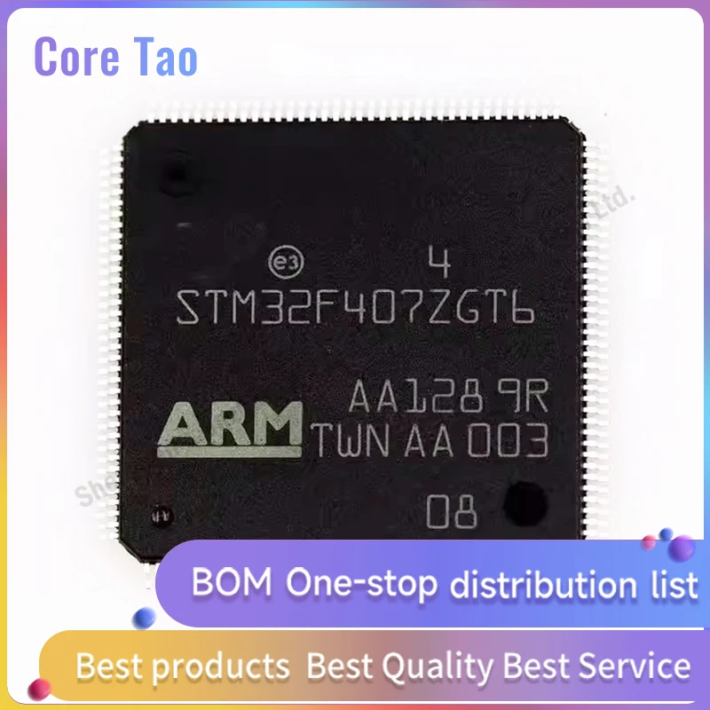 1PCS/LOT  STM32F407ZGT6 STM32F407 207ZGT6 LQFP-144  32-bit microcontroller chips in stock