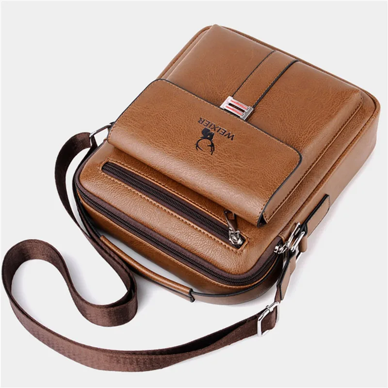 Business Backpacks For Men Waterproof PU Leather Laptop Bag Large Capacity USB Charging Rucksack Male Fashion Bagpack