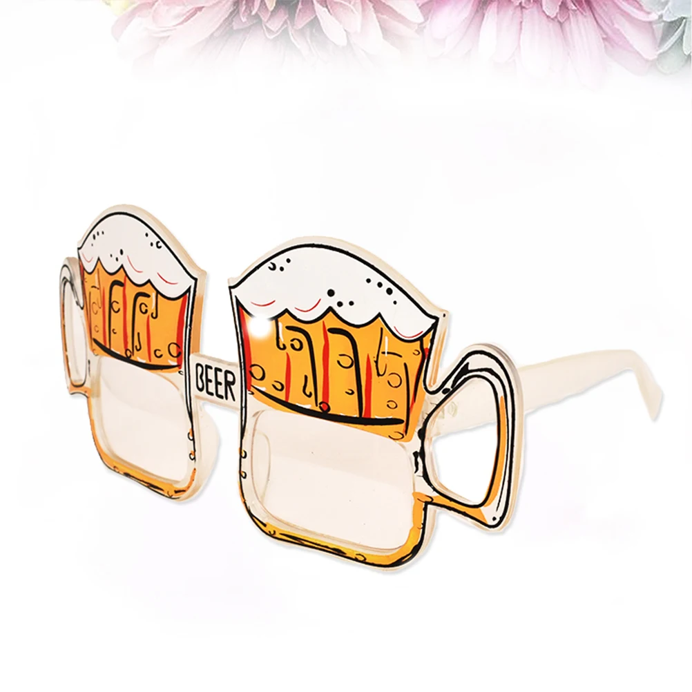 1 قطعة نظارات مضحكة نمط البيرة نظارات خفيفة الوزن لحفلة تنكرية الرقص حفلة التخرج كرنفال زي الدعامة ملحقات الحفلات #5