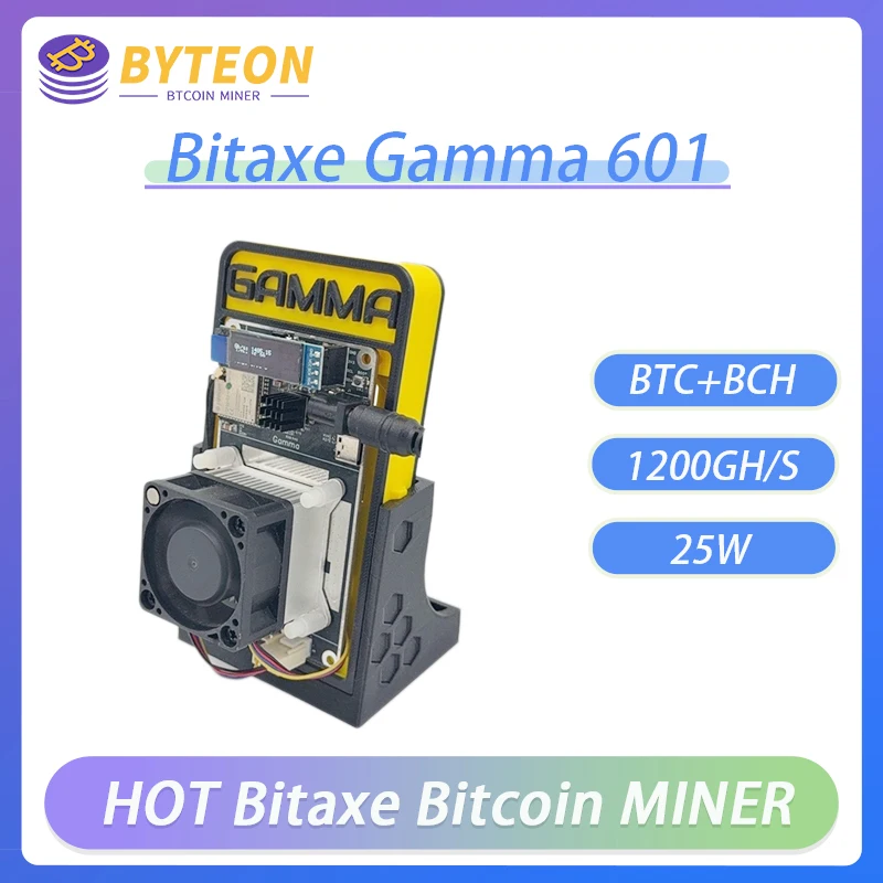 Bitaxe Gamma 601 Solo Miner 1.2TH/S 18W BM1370 From Antminer S21 Pro Asic miner Bitcoin miner BTC Miner crypto miner