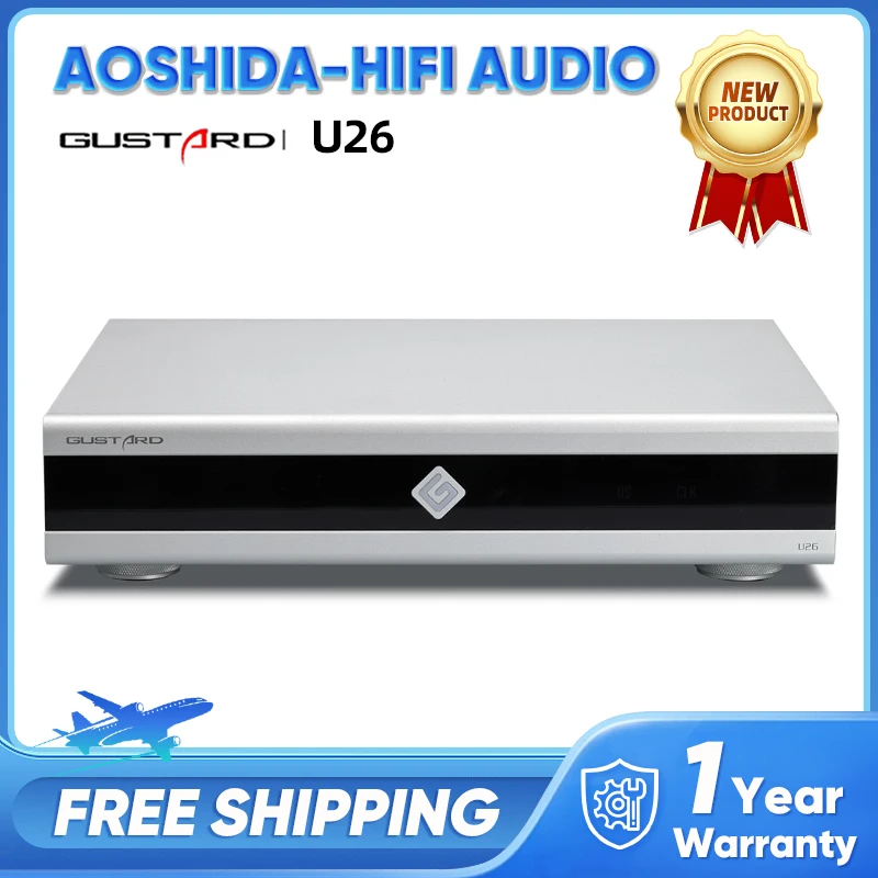 GUSTARD U26 USB Digital interface DSD2048 PCM1.536MHz Full lisolation Technology lsolates PC noise USB Audio