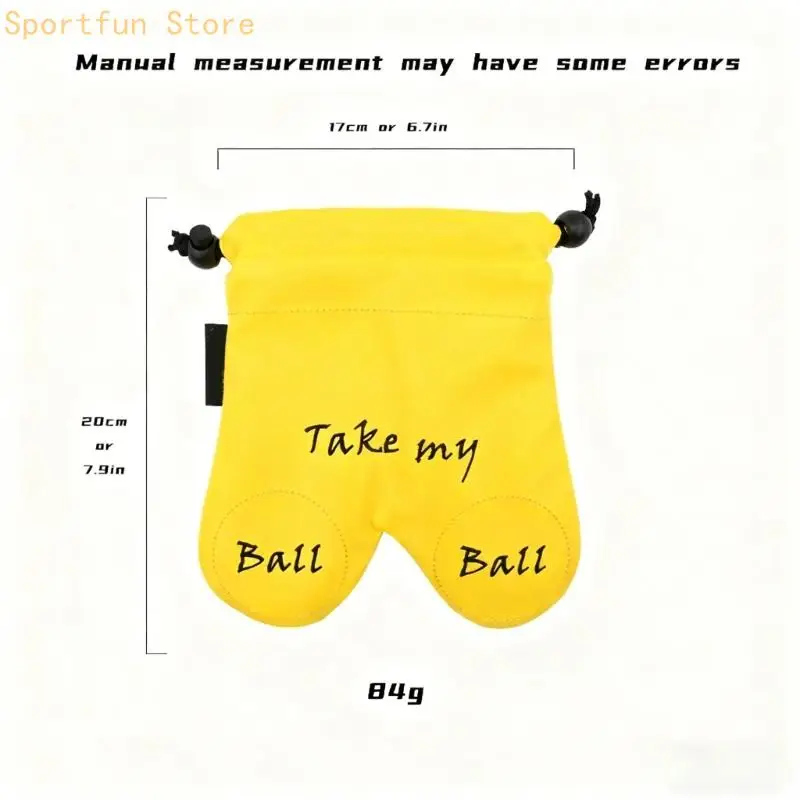 Lekka przenośna torba do przechowywania piłek golfowych ze sznurkiem Wodoodporna skórzana torba na piłki golfowe na co dzień i w